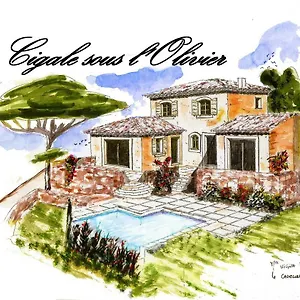 La Cigale Sous L'olivier 3*, Le Castellet (Var) France